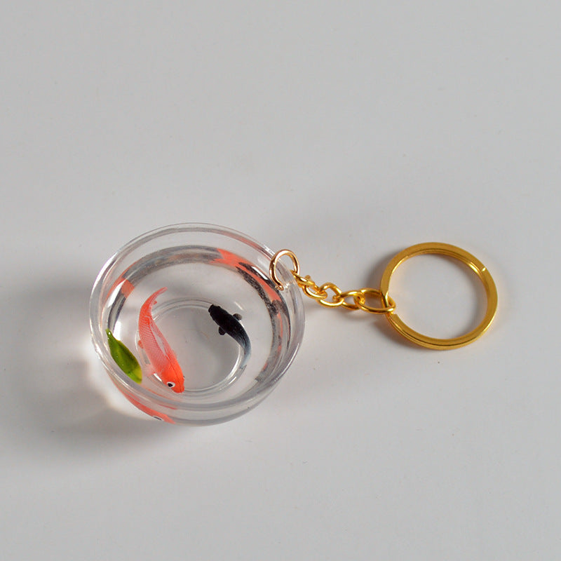 Wholesale 3pcs Lucky Koi PVC Keychains